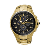 Seiko Coutura Men's 44mm Gold Plated Solar Perpetual Watch SSC572P - Wallace Bishop