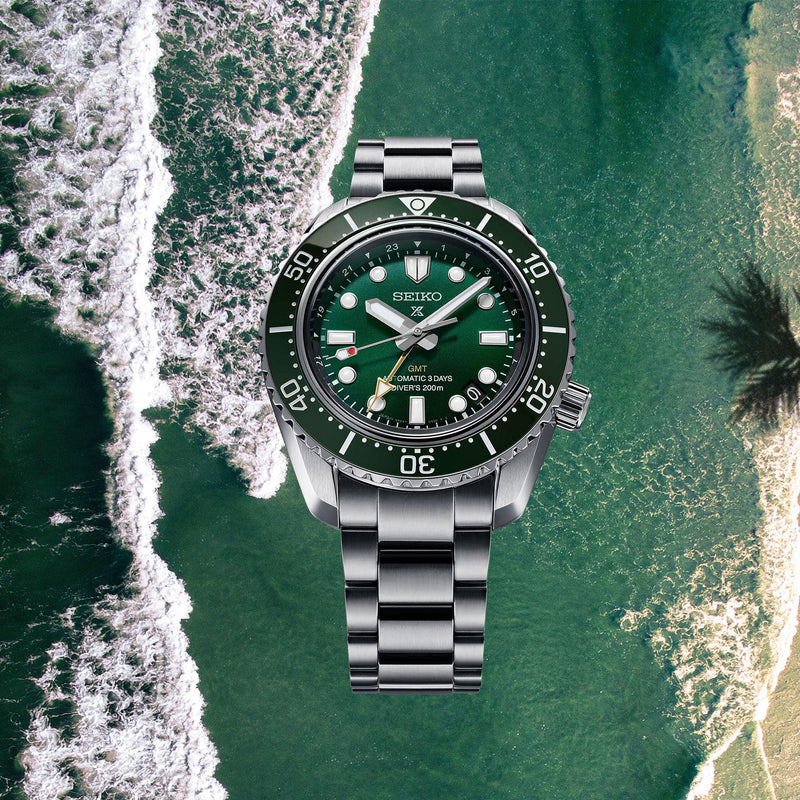 Seiko Prospex 42mm Automatic GMT Watch SPB381J