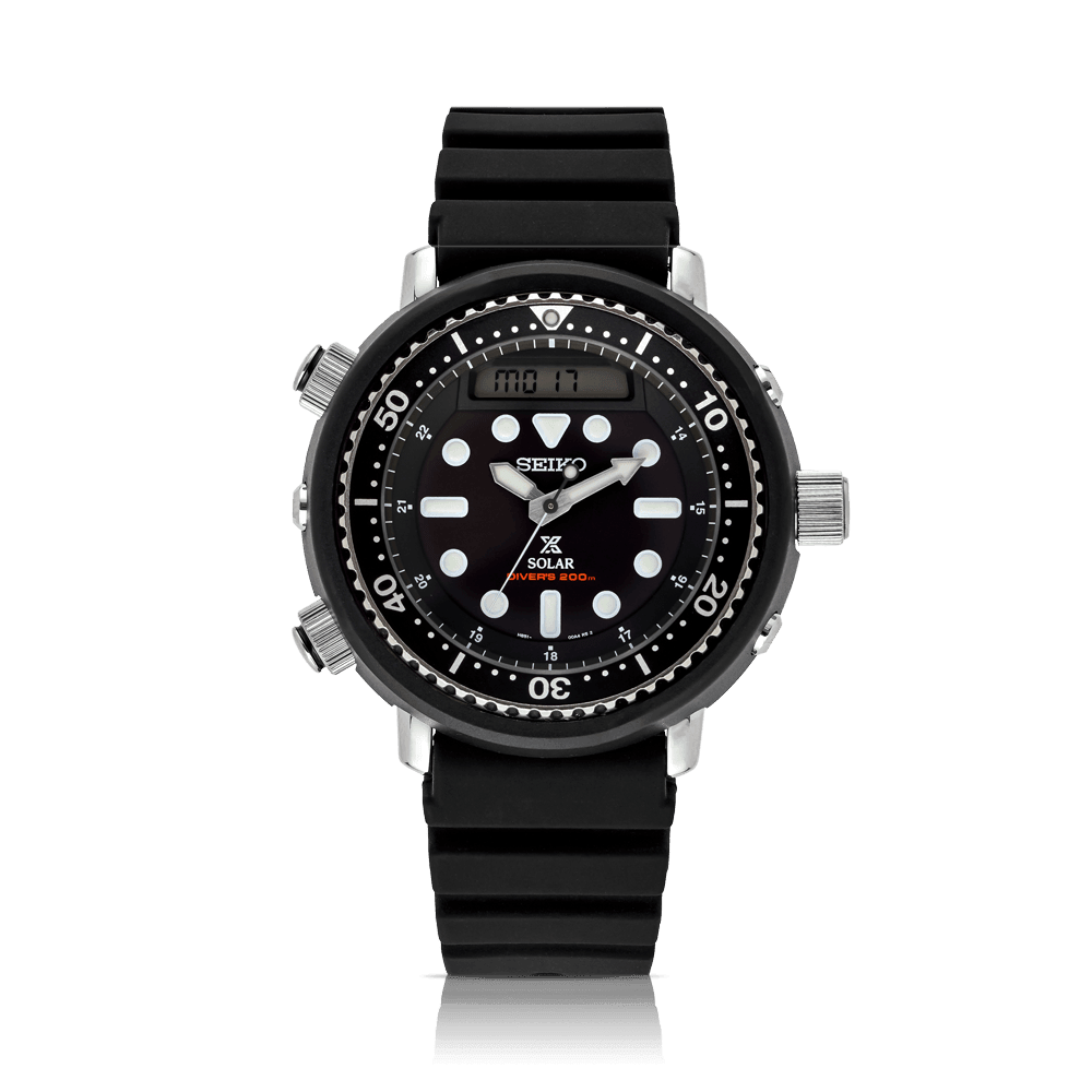 Seiko Prospex Men's 47.8mm Stainless Steel Analogue Digital Watch SNJ025P - Wallace Bishop