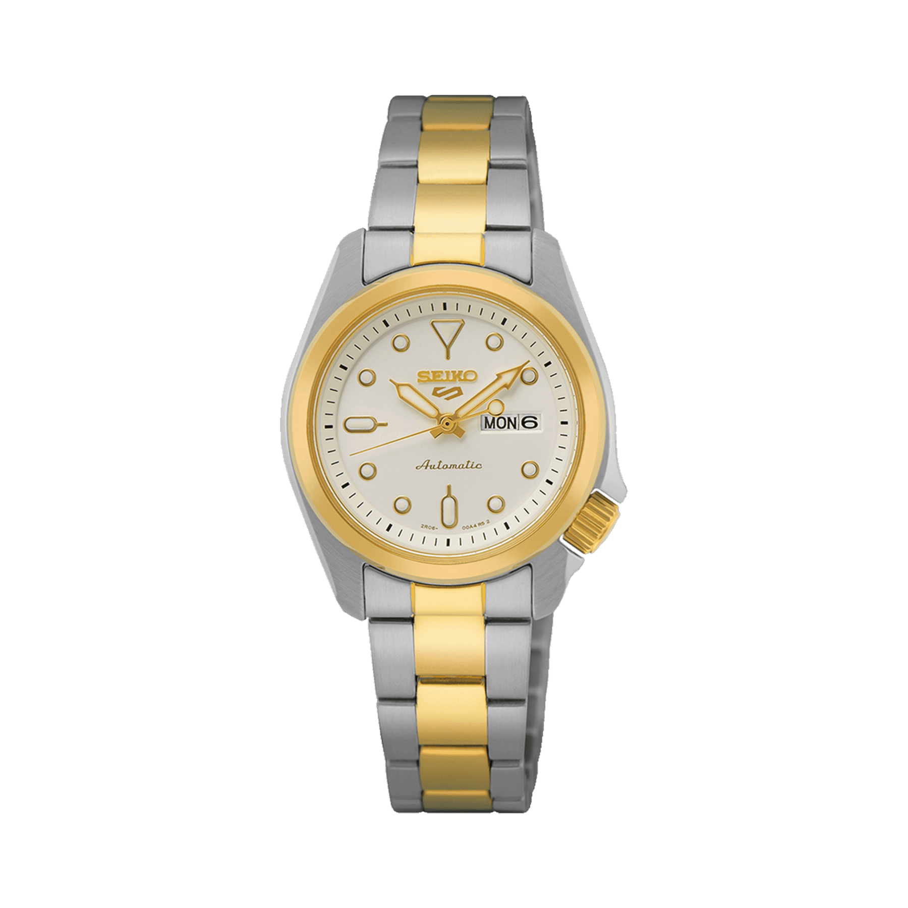 Seiko Seiko 5 Women's 28mm Stainless Steel & Yellow Gold Plated Two-Tone Automatic Watch SRE004K - Wallace Bishop