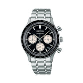 Seiko Conceptual Quartz Chronograph Men's 38.7mm Black Dial Watch SSB479P