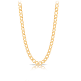 Solid Diamond Cut Curb 55cm Chain in 9ct Yellow Gold - Wallace Bishop