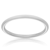 Solid Golf Bangle in Sterling Silver - Wallace Bishop