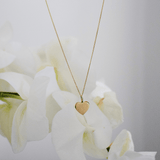 Solid Heart Shape Pendant in 9ct Yellow Gold - Wallace Bishop