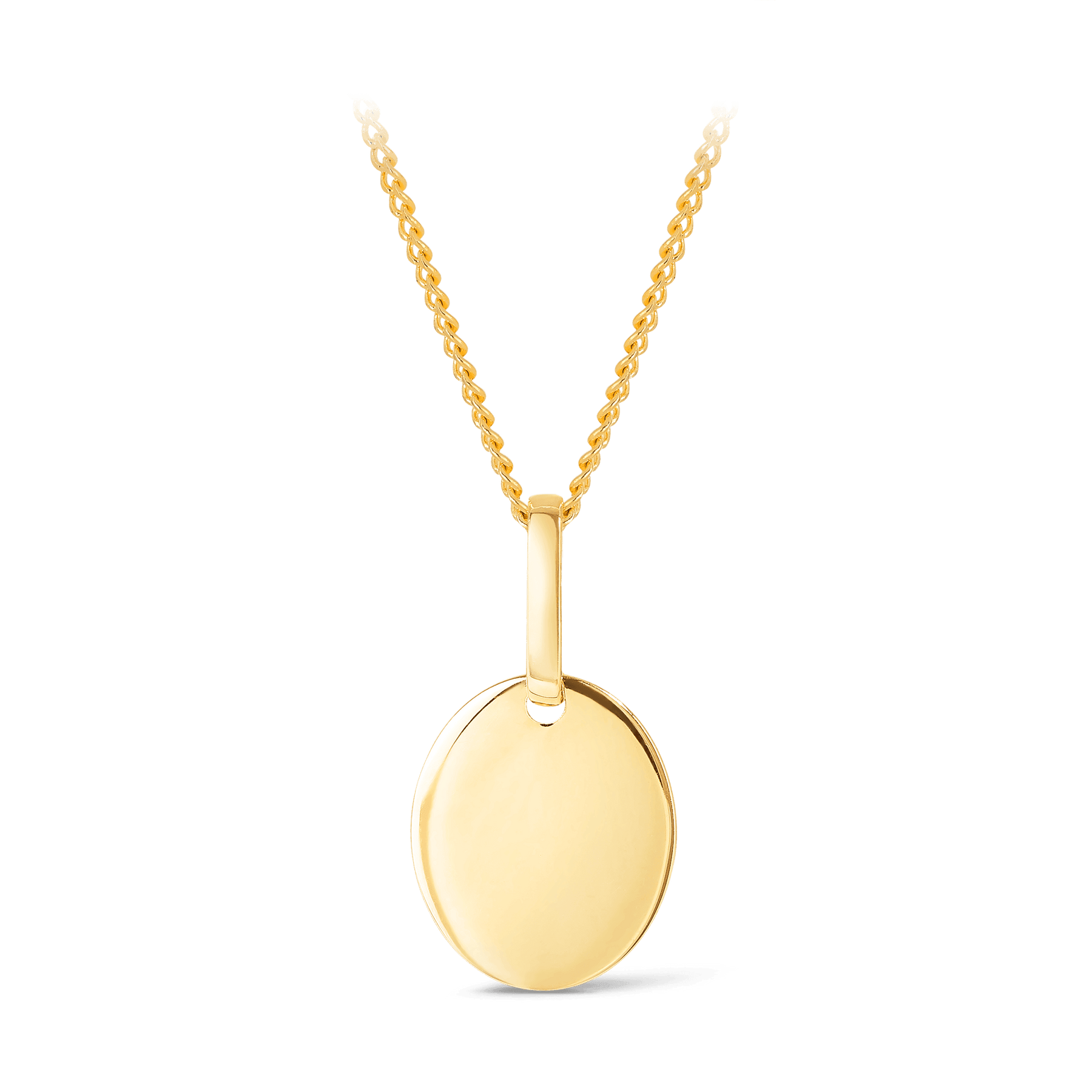 Solid gold locket online necklace