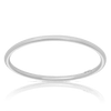 Solid Round Bangle in Sterling Silver - Wallace Bishop