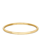 Solid Round Golf Bangle in 9ct Yellow Gold - Wallace Bishop