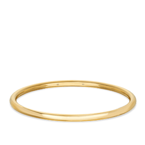 Solid Round Golf Bangle in 9ct Yellow Gold - Wallace Bishop