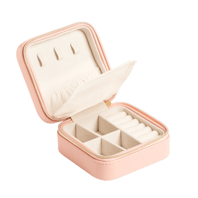 Square Zip Pink Travel Case - Wallace Bishop