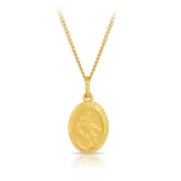 St. Christopher Pendant in 9ct Yellow Gold - Wallace Bishop