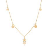 Star Necklace in 9ct Yellow Gold - Wallace Bishop