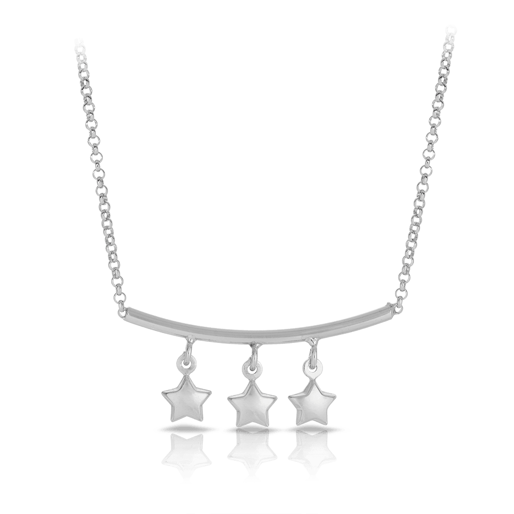 Star Necklace in Sterling Silver - Wallace Bishop