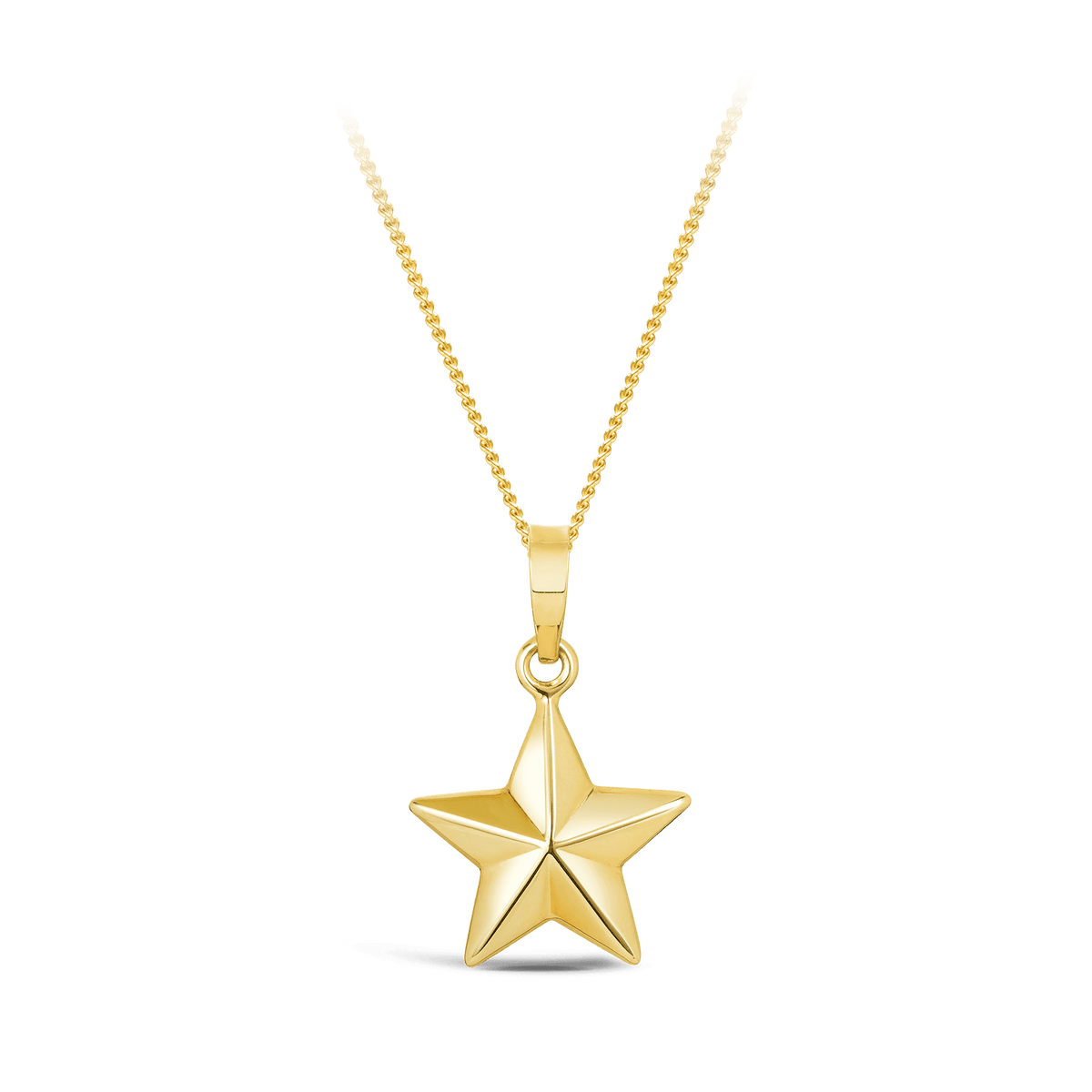 Star Pendant in 9ct Yellow Gold - Wallace Bishop