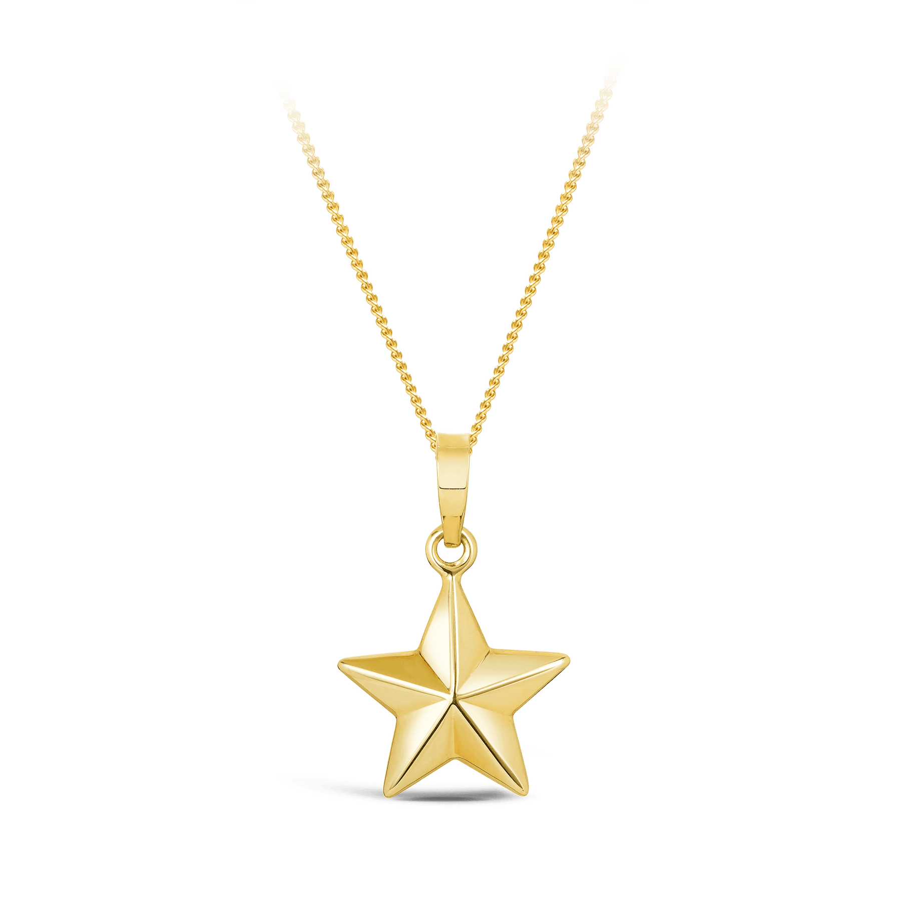 Star Pendant in 9ct Yellow Gold