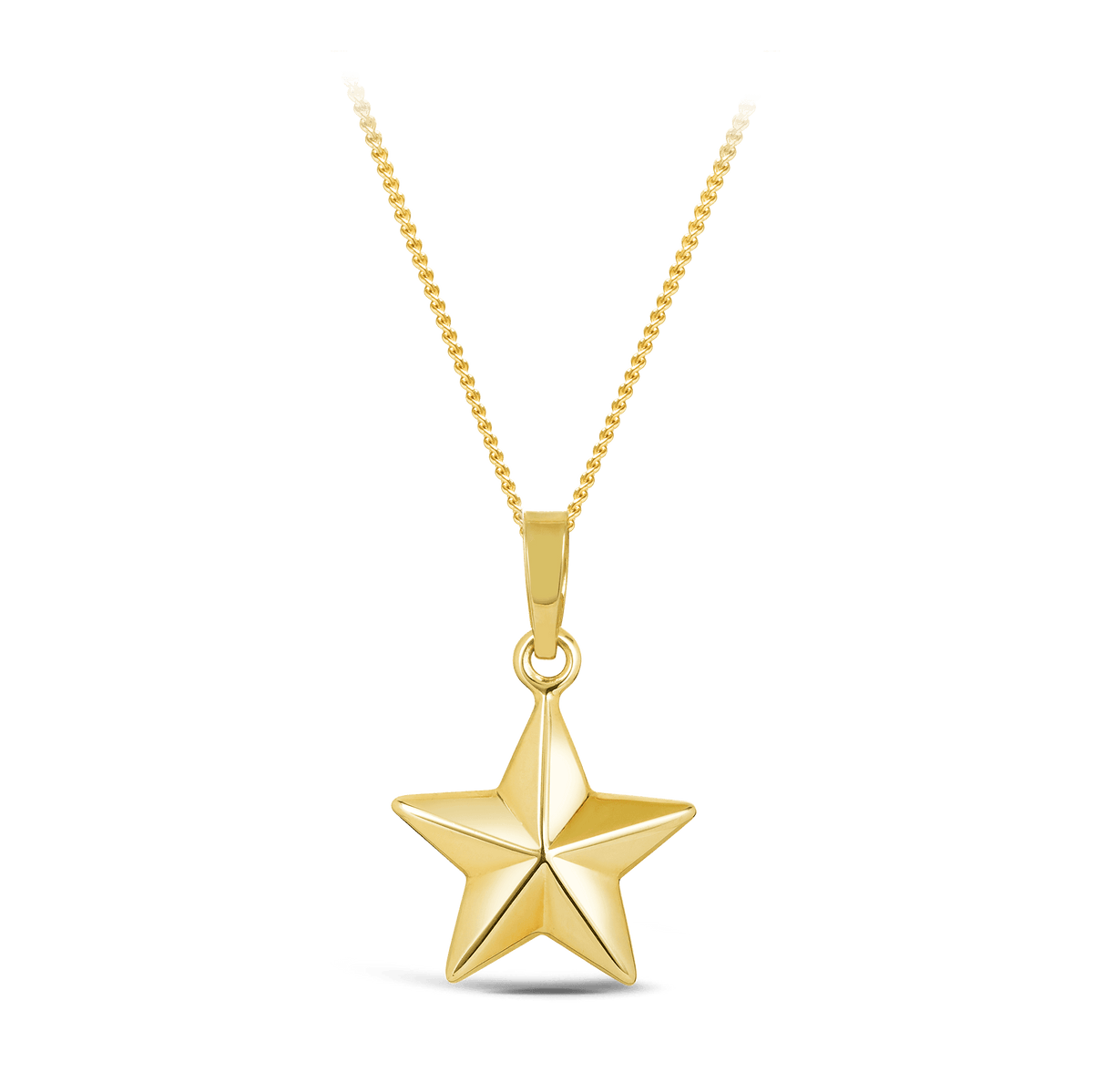 Star Pendant in 9ct Yellow Gold - Wallace Bishop