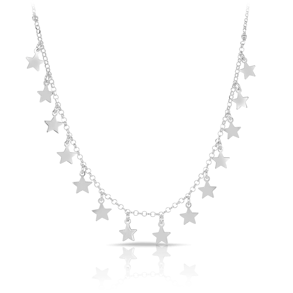 Stars Necklace in Sterling Silver - Wallace Bishop