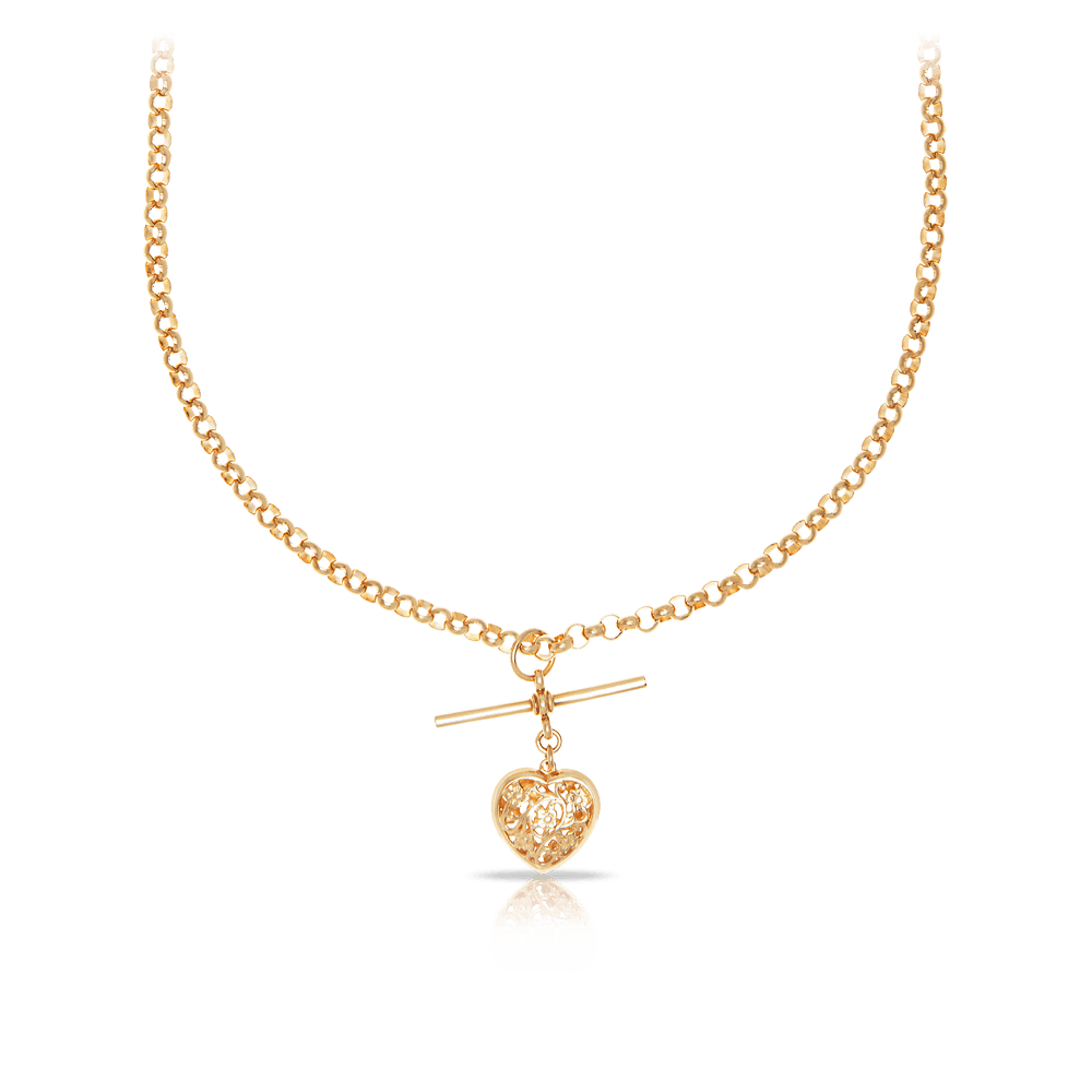 Swivel Belcher Necklace in 9ct Yellow Gold - Wallace Bishop