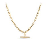 T-Bar Paperclip Chain in 9ct Yellow Gold - Wallace Bishop