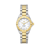 TAG Heuer Aquaracer Women's 27mm Stainless Steel & Yellow IP Quartz Watch WBD1422.BB0321 - Wallace Bishop