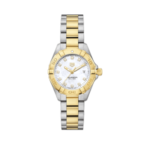 TAG Heuer Aquaracer Women's 27mm Stainless Steel & Yellow IP Quartz Watch WBD1422.BB0321 - Wallace Bishop