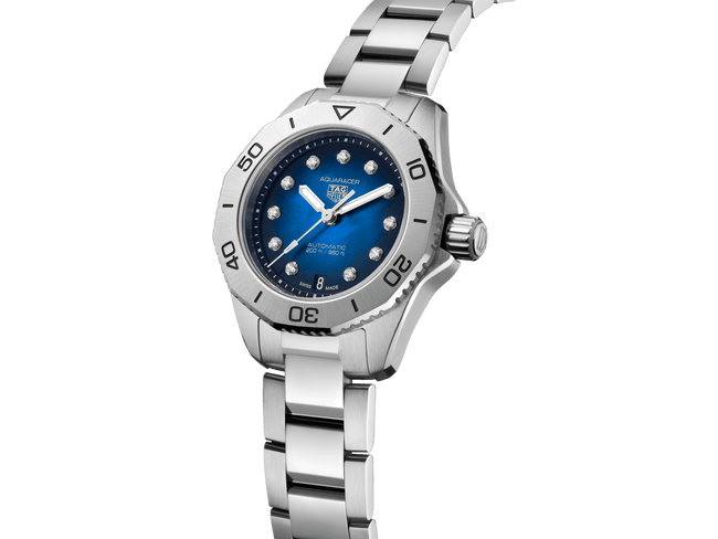 TAG Heuer Aquaracer Women's 30mm Stainless Steel Automatic Watch WBP2411.BA0622 - Wallace Bishop