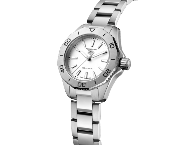 TAG Heuer Aquaracer Women's 30mm Stainless Steel Quartz Watch WBP1411.BA0622 - Wallace Bishop