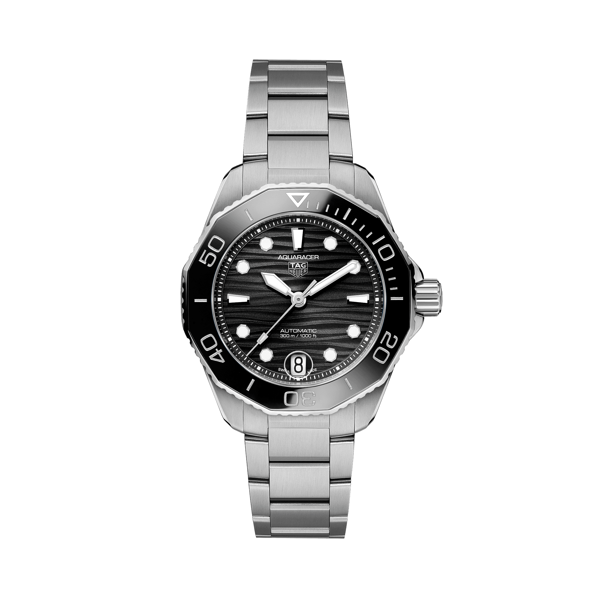 TAG Heuer Aquaracer Women's 36mm Stainless Steel Automatic Watch WBP231D.BA0626 - Wallace Bishop
