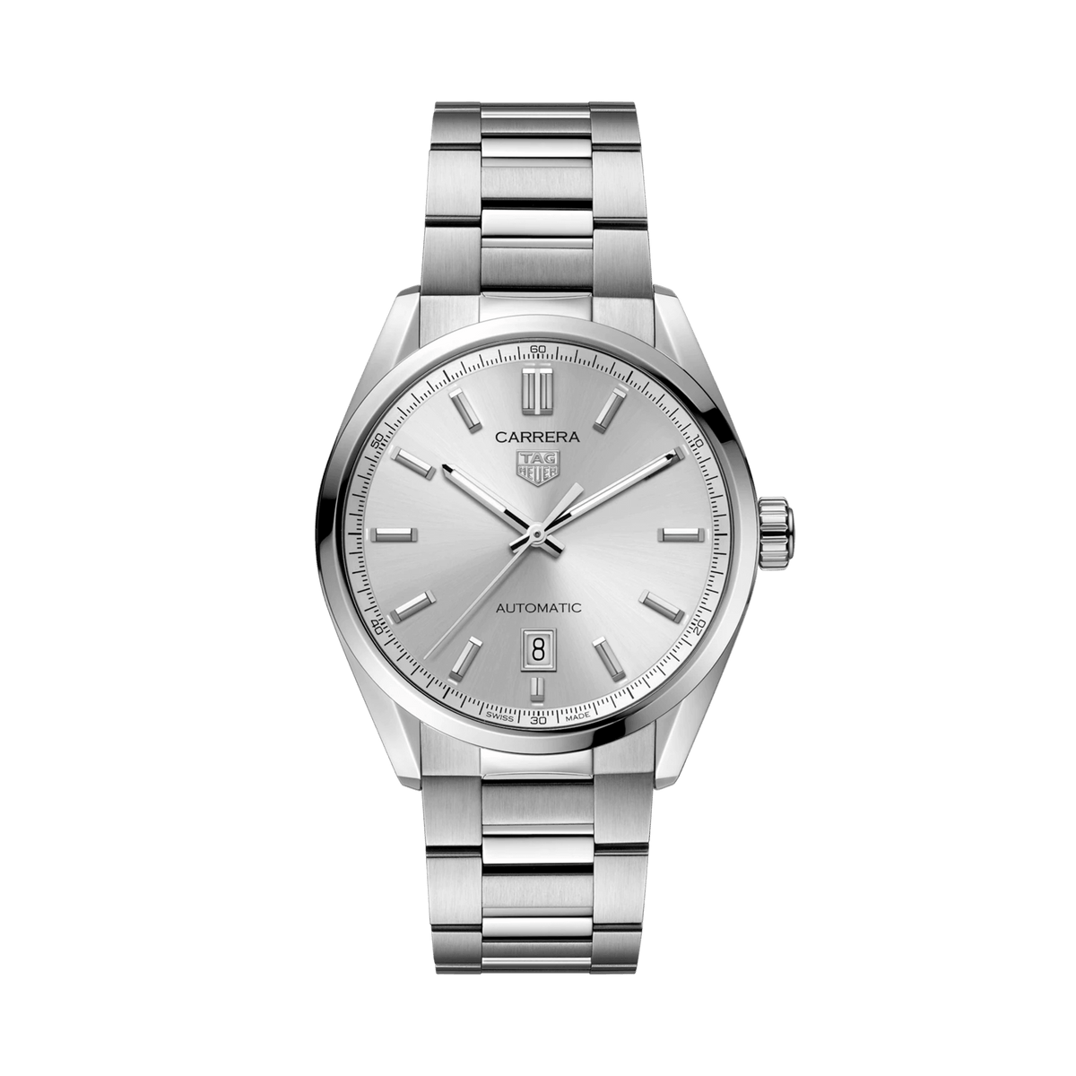 TAG Heuer Carrera Men's 39mm Stainless Steel Automatic Watch WBN2111.BA0639 - Wallace Bishop