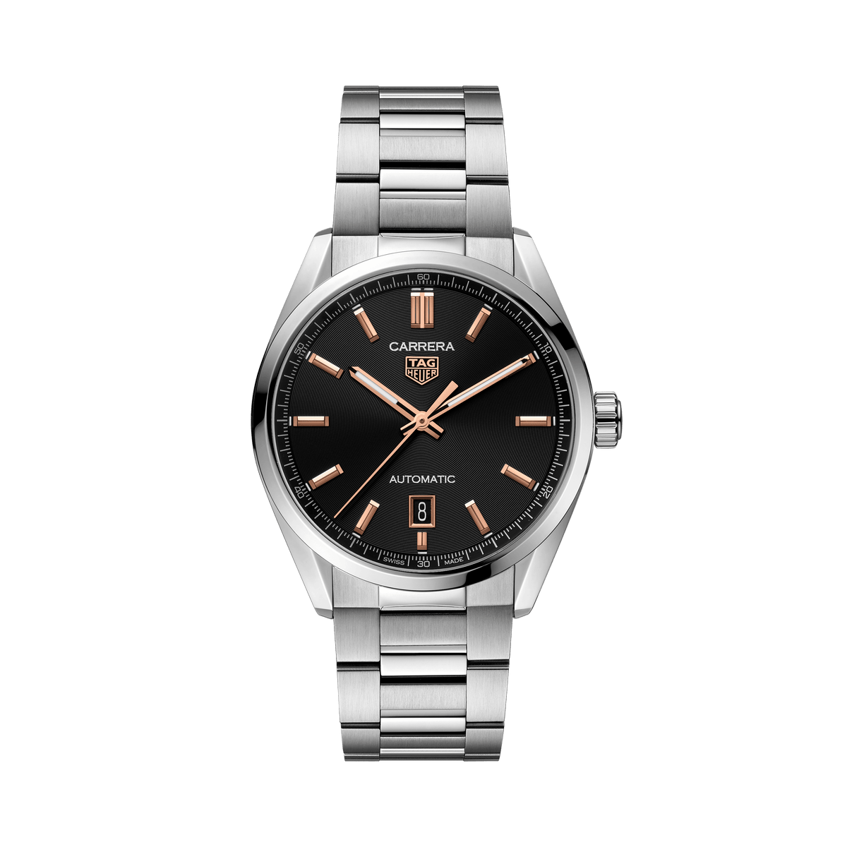 TAG Heuer Carrera Men's 39mm Stainless Steel Automatic Watch WBN2113.BA0639 - Wallace Bishop