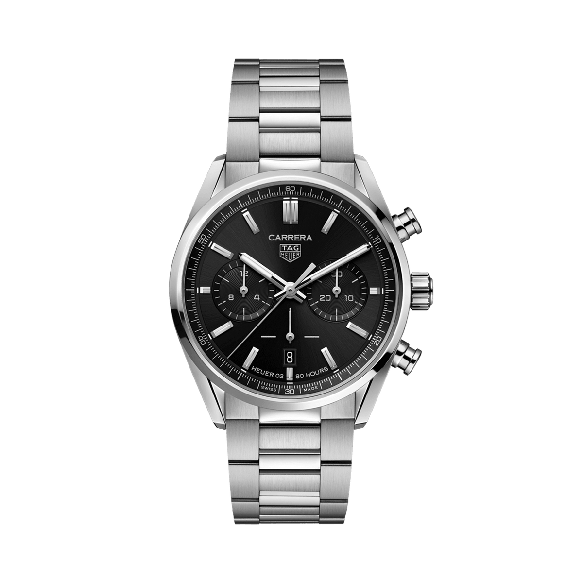 TAG Heuer Carrera Men's 42mm Stainless Steel Automatic Chronograph Watch CBN2010.BA0642 - Wallace Bishop