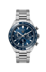 TAG Heuer Carrera Men's 44mm Stainless Steel Automatic Chronograph Watch CBN2A1A.BA0643 - Wallace Bishop