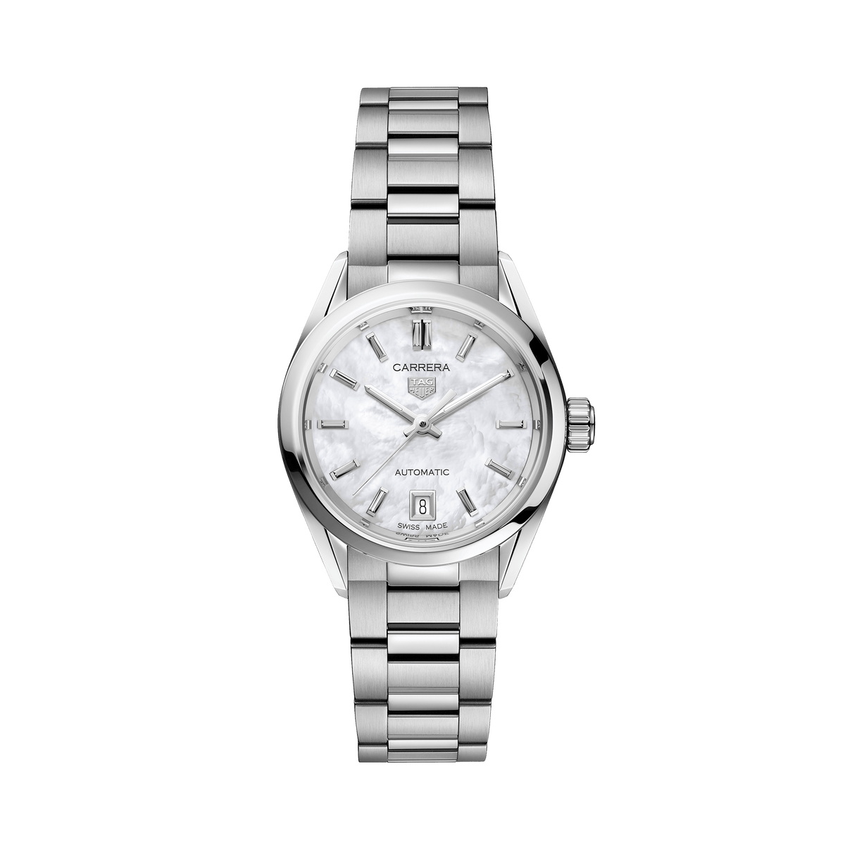 TAG Heuer Carrera Women's 29mm Stainless Steel Automatic Watch WBN2410.BA0621 - Wallace Bishop