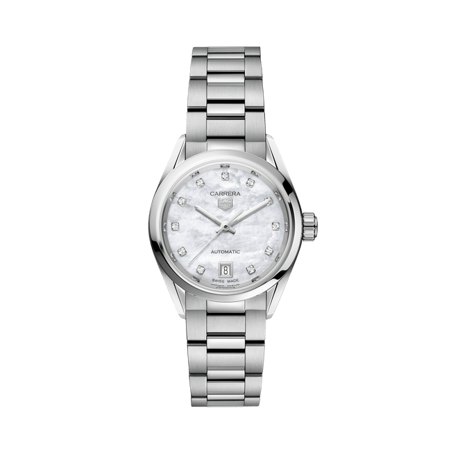 TAG Heuer Carrera Women s 29mm Stainless Steel Automatic Watch WBN2412.BA0621