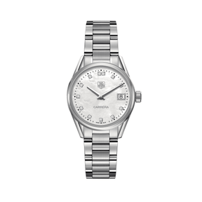 TAG Heuer Carrera Women's 32mm Stainless Steel Quartz Watch WAR1314.BA0778 - Wallace Bishop