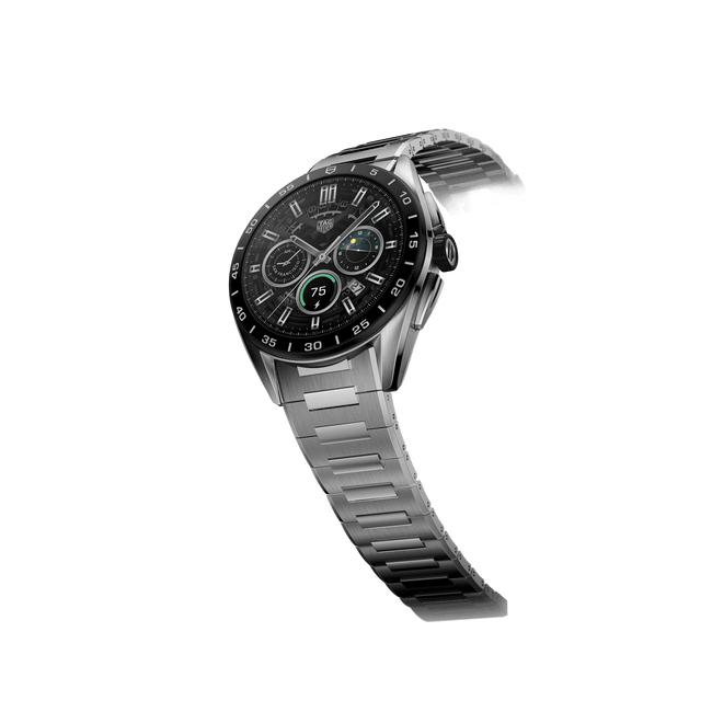 TAG Heuer Connected 45mm Stainless Steel Calibre E4 Smart Watch SBR8A10.BA0616 - Wallace Bishop