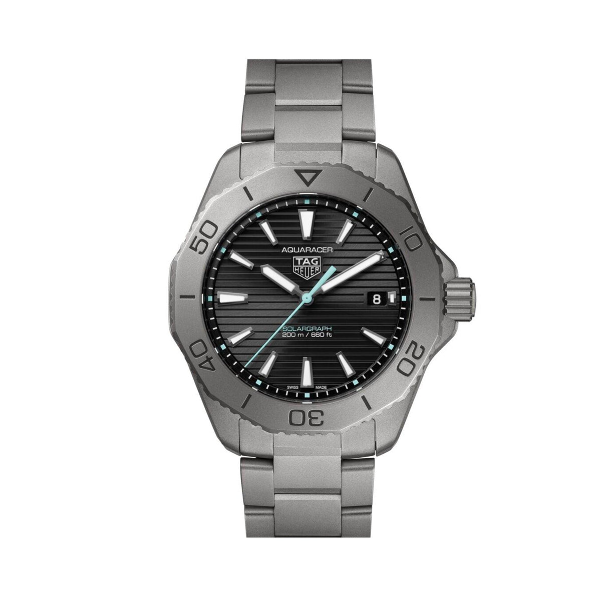 TAG Heuer Men's 40mm Aquaracer Professional 200 Solargraph Watch WBP1180.BF0000 - Wallace Bishop