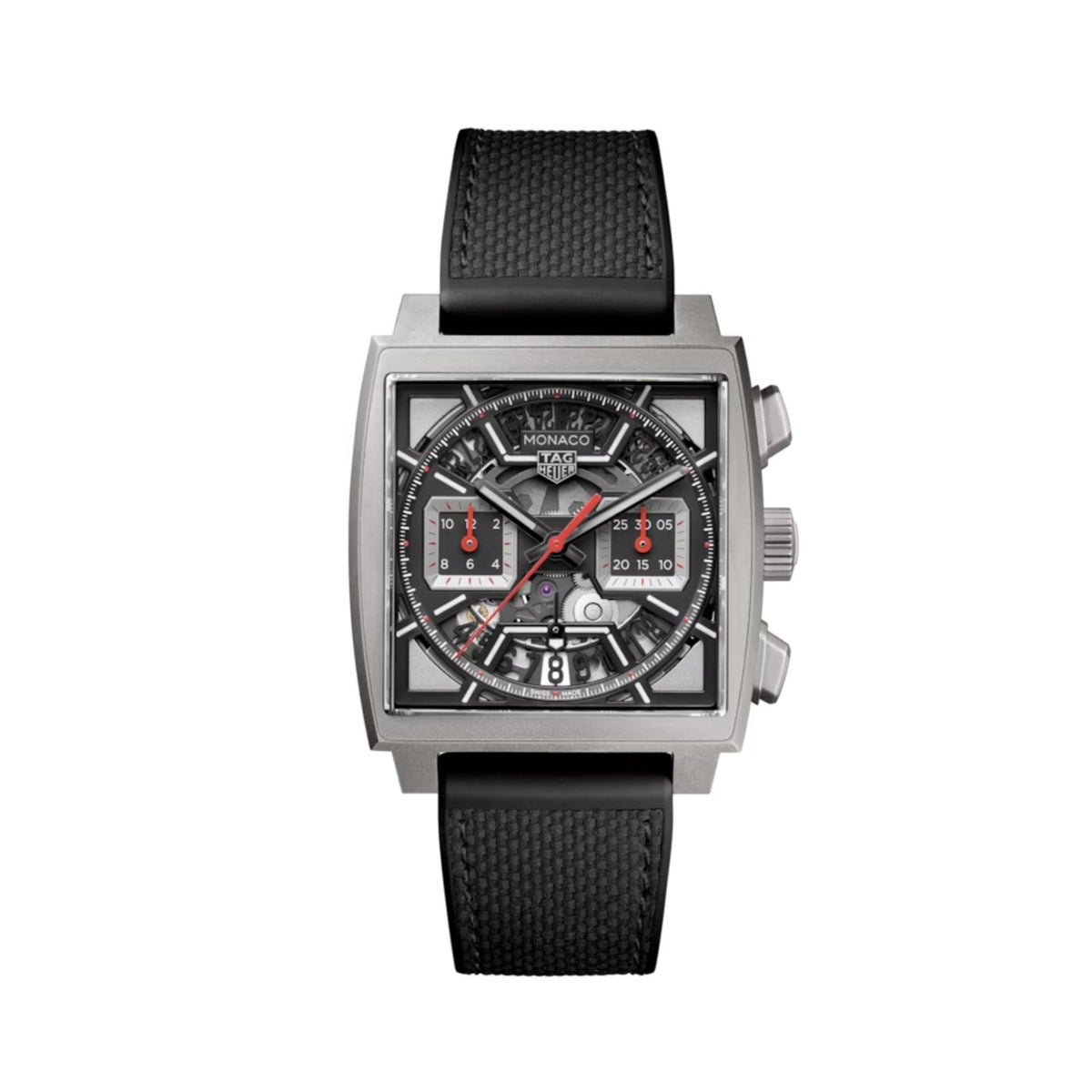 TAG Heuer Monaco Men's 39mm Automatic Chronograph Watch CBL2183.6236 - Wallace Bishop