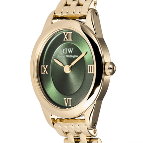 Daniel Wellington Ophelia Mini Emerald Gold Watch
