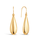 Tear Drop Earrings in 9ct Yellow Gold - Wallace Bishop