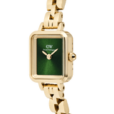 Daniel Wellington Quadro Mini Arch 3-link Emerald Sunray Gold