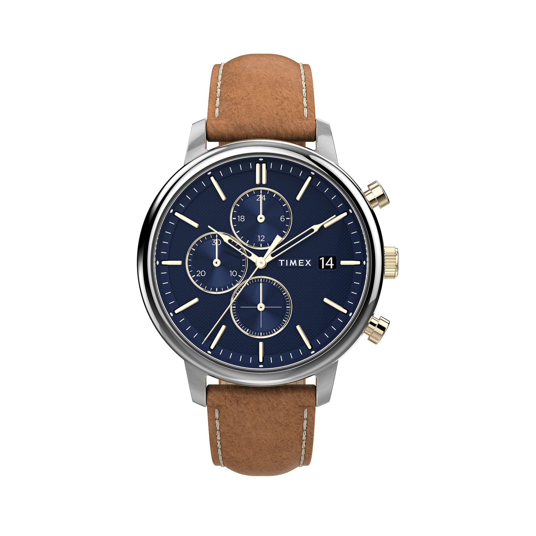 Timex 2025 blue chronograph