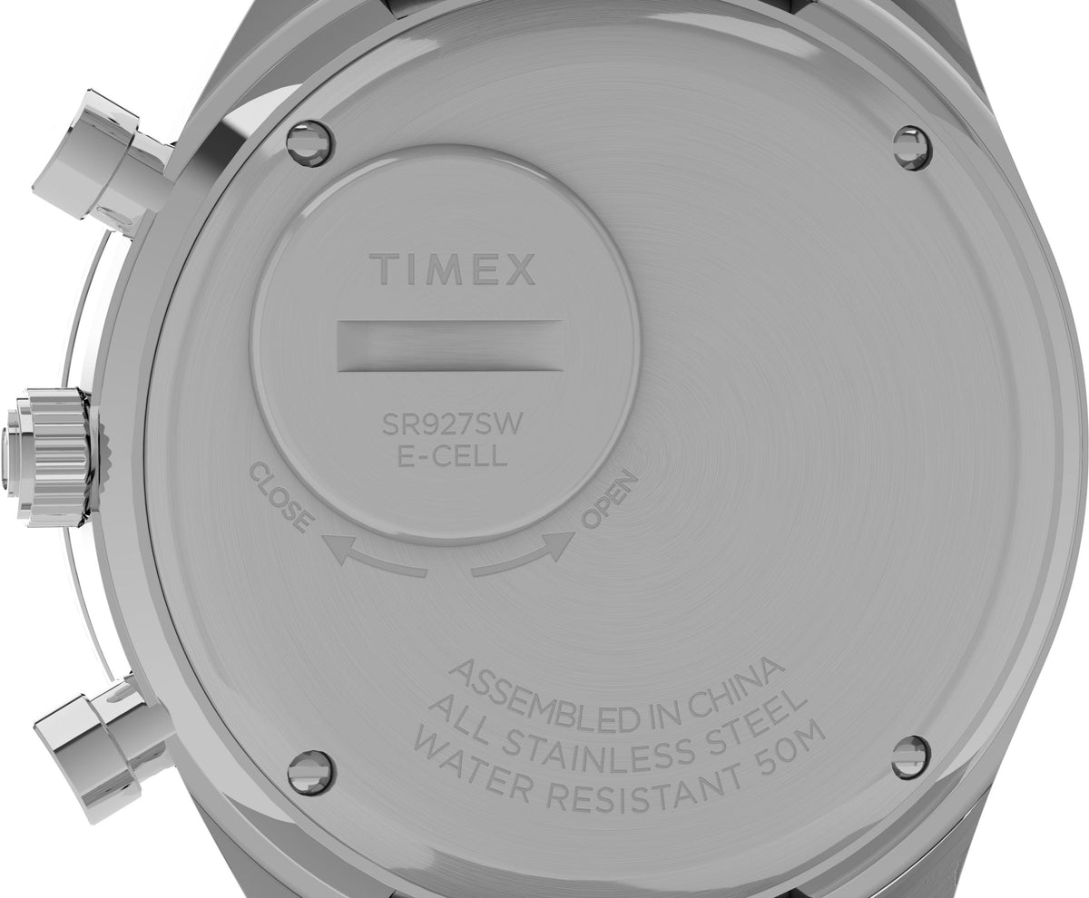 Timex Q Diver Inspired Chrono SST Case Black Dial Bracelet Watch TW2V42600 - Wallace Bishop