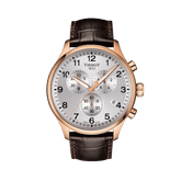 Tissot Men's Rose PVD Quartz Chronograph Sport Watch Silver Dial - Wallace Bishop