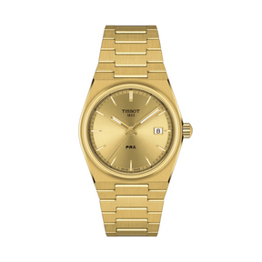 Tissot PRX Women's 35mm Gold PVD Quartz Watch T137.210.33.021.00 - Wallace Bishop
