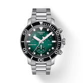 Tissot Seastar Men's 29.80mm Stainless Steel Quartz Chronograph Watch T120.417.11.091.01 - Wallace Bishop