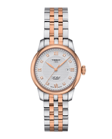 Tissot T-Classic Le Locle Women's 29mm Stainless Steel & Rose IP Automatic T006.207.22.036.00 - Wallace Bishop