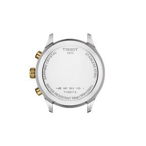 Tissot T-Sport XL Men's 45mm Stainless Steel & Yellow IP Quartz Chronograph Watch T116.617.22.041.00 - Wallace Bishop