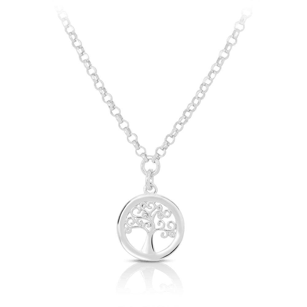 Tree of Life Necklace in Sterling Silver - Wallace Bishop