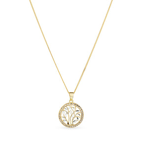 Tree of Life Pendant in 9ct Yellow Gold - Wallace Bishop