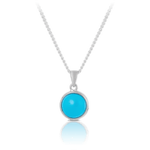 Turquoise Pendant in Sterling Silver - Wallace Bishop